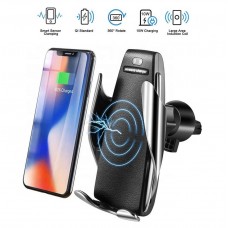 S5 Wireless Smart Sensor Car Charger Mount Air Vent Phone Holder for Apple, Android Smartphones